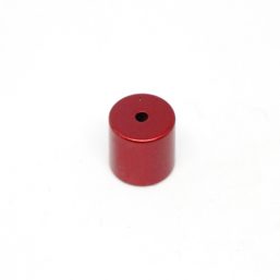 ALU.CYL10.RED (2) Ag925 kinitro κίνητρο εξαρτήματα κοσμημάτων ασημένια εξαρτήματα κοσμημάτων χονδρική λιανική χάντρα μπίλια αλουμίνιο