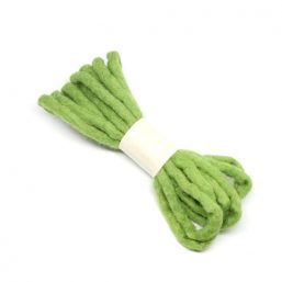 WOOL.03.LIME kinitro κίνητρο εξαρτήματα κοσμημάτων ασημένια εξαρτήματα κοσμημάτων χονδρική λιανική μάλλινα κορδόνια