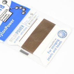 nylonpower-brown_5 Ag925 kinitro κίνητρο εξαρτήματα κοσμημάτων ασημένια εξαρτήματα κοσμημάτων χονδρική λιανική νάιλον κλωστή