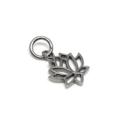 AS.7652.B Ag925 kinitro κίνητρο εξαρτήματα κοσμημάτων ασημένια εξαρτήματα κοσμημάτων χονδρική λιανική μοτίφ διακοσμητικά στοιχεία λωτός