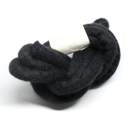 WOOL.10.NOIR kinitro κίνητρο εξαρτήματα κοσμημάτων ασημένια εξαρτήματα κοσμημάτων χονδρική λιανική μάλλινα κορδόνια