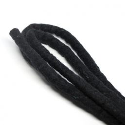 WOOL.10.NOIR kinitro κίνητρο εξαρτήματα κοσμημάτων ασημένια εξαρτήματα κοσμημάτων χονδρική λιανική μάλλινα κορδόνια