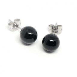 ALU.OH08.BLACK Ag925 kinitro κίνητρο εξαρτήματα κοσμημάτων ασημένια εξαρτήματα κοσμημάτων χονδρική λιανική σκουλαρίκια αλουμίνιο