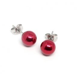 ALU.OH08.RED Ag925 kinitro κίνητρο εξαρτήματα κοσμημάτων ασημένια εξαρτήματα κοσμημάτων χονδρική λιανική σκουλαρίκια αλουμίνιο