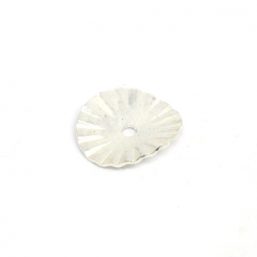 AS.7750.AG Ag925 kinitro κίνητρο εξαρτήματα κοσμημάτων ασημένια εξαρτήματα κοσμημάτων χονδρική λιανική μοτίφ διακοσμητικά στοιχεία ροδέλα κυματιστή