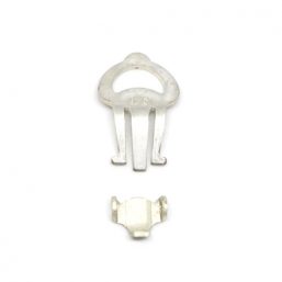 0166.AG Ag925 kinitro κίνητρο εξαρτήματα κοσμημάτων ασημένια εξαρτήματα κοσμημάτων χονδρική λιανική σκουλαρικιού σκουλαρίκι βάση κλιπ