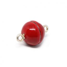 CAC12.RED Ag925 kinitro κίνητρο εξαρτήματα κοσμημάτων ασημένια εξαρτήματα κοσμημάτων χονδρική λιανική μαγνητικό κούμπωμα μαγνητικά κουμπώματα για κολιέ βραχιόλια