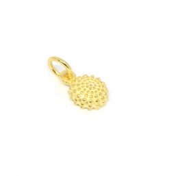 AS.7516.G Ag925 kinitro κίνητρο εξαρτήματα κοσμημάτων ασημένια εξαρτήματα κοσμημάτων χονδρική λιανική μοτίφ διακοσμητικό στοιχείο αχινός θαλασσινά καλοκαιρινά θαλασσινό καλοκαιρινό