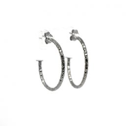 OH.0594CR.B Ag925 kinitro κίνητρο εξαρτήματα κοσμημάτων ασημένια εξαρτήματα κοσμημάτων χονδρική λιανική σκουλαρίκια κρίκοι