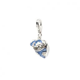 SMLT.0434 charms Ag925 kinitro κίνητρο εξαρτήματα κοσμημάτων ασημένια εξαρτήματα κοσμημάτων χονδρική λιανική μοτίφ διακοσμητικά στοιχεία με σμάλτο τσάντα