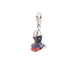 SMLT.5461 charms Ag925 kinitro κίνητρο εξαρτήματα κοσμημάτων ασημένια εξαρτήματα κοσμημάτων χονδρική λιανική μοτίφ διακοσμητικά στοιχεία με σμάλτο φόρεμα