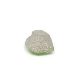SW.HEART8.GREEN Ag925 kinitro κίνητρο εξαρτήματα κοσμημάτων ασημένια υλικά για κοσμήματα χονδρική λιανική χάντρα Swarovski καρδιά