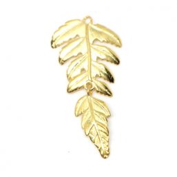 AS.7884.G Ag925 kinitro κίνητρο εξαρτήματα κοσμημάτων ασημένια υλικά για κοσμήματα χονδρική λιανική μοτίφ διακοσμητικά στοιχεία κρεμαστό φύλλο