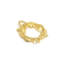 KO.163.G Ag925 kinitro κίνητρο εξαρτήματα κοσμημάτων ασημένια υλικά για κοσμήματα χονδρική λιανική μοτίφ διακοσμητικά στοιχεία στεφάνι στεφανάκι