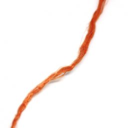 SILK.UNPROC.ORANGE Ag925 kinitro κίνητρο εξαρτήματα κοσμημάτων ασημένια υλικά για κοσμήματα χονδρική λιανική μεταξωτά κορδόνια μεταξωτό κορδόνι ανεπεξέργαστο