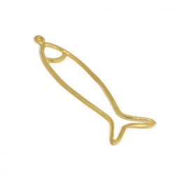 KO.073.G Ag925 kinitro κίνητρο εξαρτήματα κοσμημάτων ασημένια υλικά για κοσμήματα χονδρική λιανική μοτίφ διακοσμητικά στοιχεία ψάρι ψαράκι καλοκαιρινό θαλασσινό