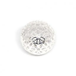 AS.8109.AGS Ag925 kinitro κίνητρο εξαρτήματα κοσμημάτων ασημένια υλικά για κοσμήματα χονδρική λιανική μοτίφ διακοσμητικά στοιχεία μπίλια σφαίρα μαργαρίτες