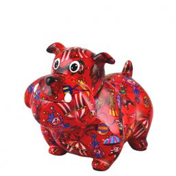 148-00535_D_1 Κεραμικός κουμπαράς κεραμικος κουμπαρας pomme pidou money box bulldog