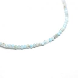 SP.KE.LARIMAR.44+3 Ag925 kinitro κίνητρο εξαρτήματα κοσμημάτων ασημένια υλικά για κοσμήματα χονδρική λιανική ημιπολύτιμες κολιέ ημιπολυτιμες πετρες κολιε