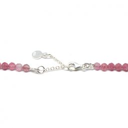 SP.KE.PINKTOURMALINE.2.44+3 Ag925 kinitro κίνητρο εξαρτήματα κοσμημάτων ασημένια υλικά για κοσμήματα χονδρική λιανική ημιπολύτιμες κολιέ ημιπολυτιμες πετρες κολιε