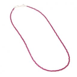 SP.KE.RUBY.44+3 Ag925 kinitro κίνητρο εξαρτήματα κοσμημάτων ασημένια υλικά για κοσμήματα χονδρική λιανική ημιπολύτιμες κολιέ ημιπολυτιμες πετρες κολιε