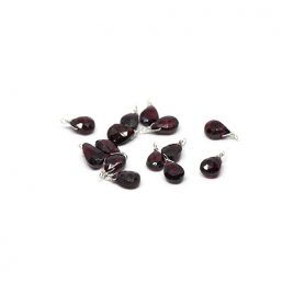 SP.MOTIF02.GARNET.AG kinitro κίνητρο εξαρτήματα κοσμημάτων ασημένια υλικά για κοσμήματα χονδρική ιανική ημιπολύτιμες ημιπολύτιμη μοτίφ κρεμαστό με πολύτιμες μοτιφ κρεμαστο με πολυτιμες