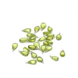 SP.MOTIF02.PERIDOT.AG kinitro κίνητρο εξαρτήματα κοσμημάτων ασημένια υλικά για κοσμήματα χονδρική ιανική ημιπολύτιμες ημιπολύτιμη μοτίφ κρεμαστό με πολύτιμες μοτιφ κρεμαστο με πολυτιμες