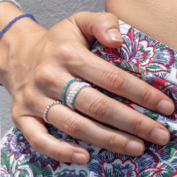 Δαχτυλίδι Blue Apatite