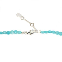 SP.KE.AMAZONITE.Φ kinitro κίνητρο εξαρτήματα κοσμημάτων ασημένια υλικά για κοσμήματα χονδρική λιανική πολύτιμες πολύτιμη κολιέ με πολύτιμες κολιε με πολυτιμες