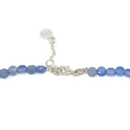 SP.KE.BLUECHALCEDONY.Φ kinitro κίνητρο εξαρτήματα κοσμημάτων ασημένια υλικά για κοσμήματα χονδρική λιανική πολύτιμες πολύτιμη κολιέ με πολύτιμες κολιε με πολυτιμες