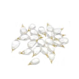 SP.MOTIF02.WHITETOPAZ.G kinitro κίνητρο εξαρτήματα κοσμημάτων ασημένια υλικά για κοσμήματα χονδρική ιανική ημιπολύτιμες ημιπολύτιμη μοτίφ κρεμαστό με πολύτιμες μοτιφ κρεμαστο με πολυτιμες