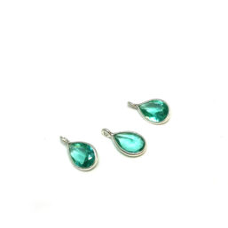 SP.MOTIF04.APATITE.AG kinitro κίνητρο εξαρτήματα κοσμημάτων ασημένια υλικά για κοσμήματα χονδρική ιανική ημιπολύτιμες ημιπολύτιμη μοτίφ κρεμαστό με πολύτιμες μοτιφ κρεμαστο με πολυτιμες