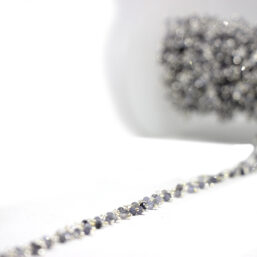 SP.ROS03.LABRADORITE.AG kinitro κίνητρο εξαρτήματα κοσμημάτων ασημένια υλικά για κοσμήματα χονδρική λιανική ημιπολύτιμες ημιπολυτιμες labradorite λαμπραντορίτης λαμπραντοριτης ροζάριο