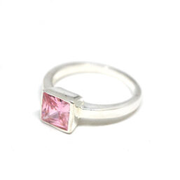 R1007.PINK Ag925 kinitro κίνητρο εξαρτήματα κοσμημάτων ασημένια υλικά για κοσμήματα χονδρική λιανική δαχτυλίδι