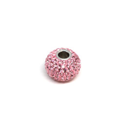 SW.PAND04.PINK Ag925 kinitro κίνητρο εξαρτήματα κοσμημάτων ασημένια υλικά για κοσμήματα χονδρική λιανική μοτίφ Swarovski μπίλια περαστό τύπου Pandora